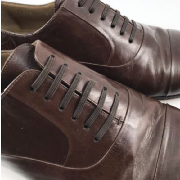 MORESCHI Mens Dress Shoes Elegant Brown Casual 9.5 - Picture 5 of 6